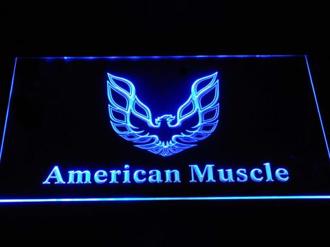 American Muscle Eagle Logo LED Neon Sign